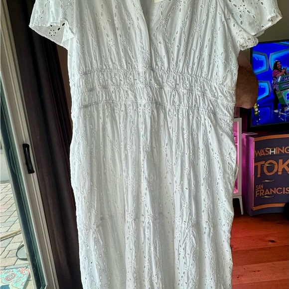 Anthropologie Maeve Somerset white maxi new with tags XL - Picture 6 of 8